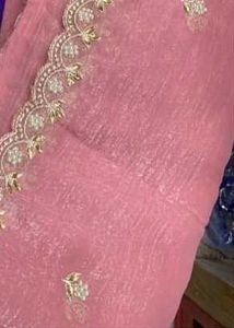 Pink saree