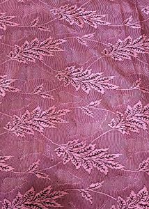 Maroon Floral Pattern Saree
