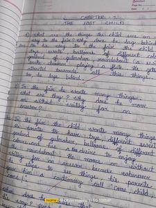 Hand Written Notes Of Class 9th English Both Books