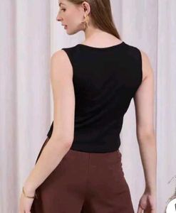 Black Sleeveless Top