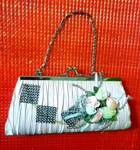 🎀Elegant Floral Evening Bag