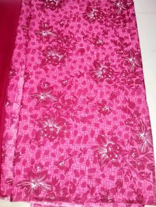 Pink Floral Unstitched Salwar Suit