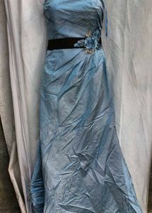 112311. Elegant Blue Party Dress