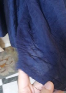 Beautiful Navy Silk Gown