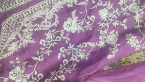 pakistani purple kurta set