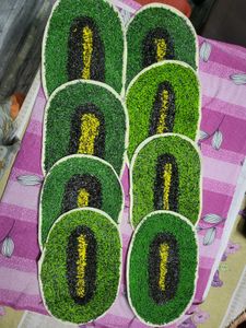 Kiwi Inspired Decorative Door Mats(Set of 8)