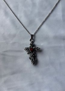 Gothic Cross Pendant Necklace