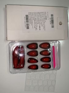 Red Ombre Press-On Nails