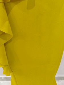 Elegant Yellow Maxi Dress