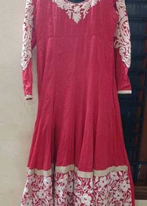 Hot Red Elegant and Stylish Anarkali
