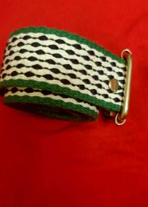 Cool Design Belt Green White Black