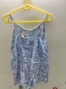 Tie N Dye Short Jumpsuit