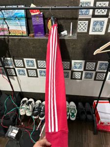 Adidas Red Pullover Sweater