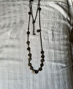 Dotted Coins Long Necklace
