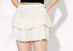 Tiered Ruffle Mini Skirt