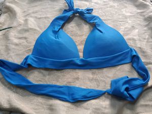 53.Stylish Blue Halter bikini top