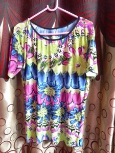 Silk Multicolour Top