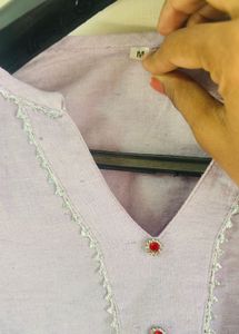 Lavender Kurta
