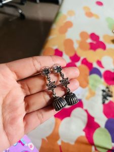 Star Jhumka Earrings