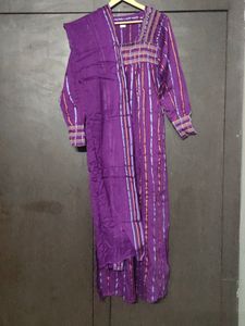 Nighty With Matching Dupatta