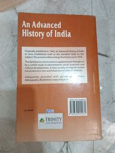 Advanced History of India Book