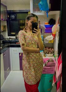 Jaipuri Print Short Kurti