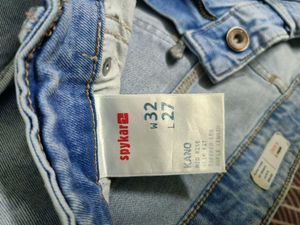 ‼️ FREE DELIVERY ‼️Original Spykar Light Wash Deni