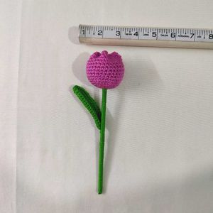 Handmade Crochet Tulip Flower