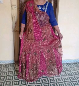 Chaniya Choli Saree Without Blouse