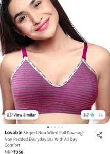 Lovable Striped Bra 34c
