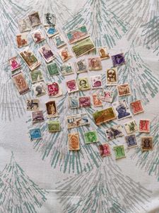 50 Old Indian Stamps