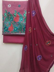 Luxury Cotton Unstitched Suit - Perfect for Party