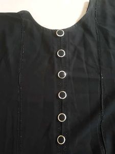 Elegant Black burkha Dupatta Hijab Set Brand New