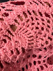 Pink Crochet Tank Top