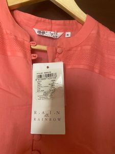 Coral Tiered Dress from Rain &amp; Rainbow (xl)