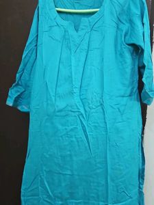 Elegant Blue Kurta And Pant 2 Size Xxl
