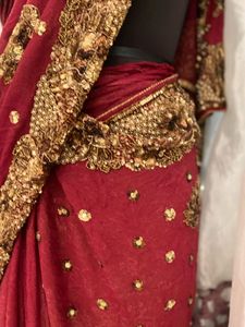 Elegant Maroon Aishwarya rai&#39;s inspo