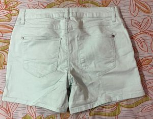 Mint Denim Shorts