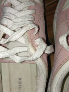 Pink &amp; White Sneakers