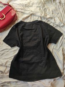 Y2k Black Fitted Top