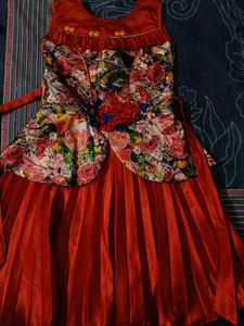 Red Girls Frock