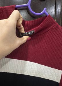 Color Block Bodycon Mini Dress