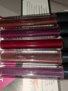 Combo Of 5 Lipstick 12 Hour Stay Matte Finish