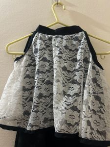 Elegant Black &amp; White Dress