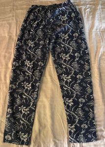 BLUE FLORAL PRINT COTTON  KURTA SET