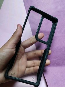 Vivo V30 Clear Phone Case with Black Bumper