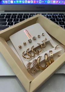 Earrings And Studs Combo