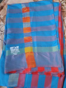 Checkered Pattern Saree