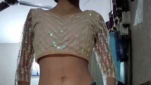 Elegant Embellished Saree