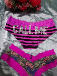 PINK Panties Set